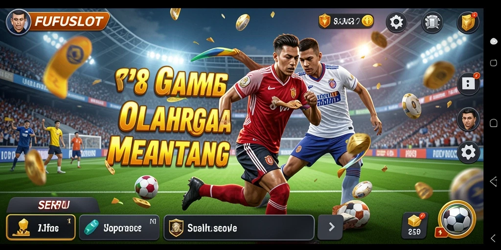 Screenshot menunjukkan aksi gameplay yang intens dalam FUFUSLOT.