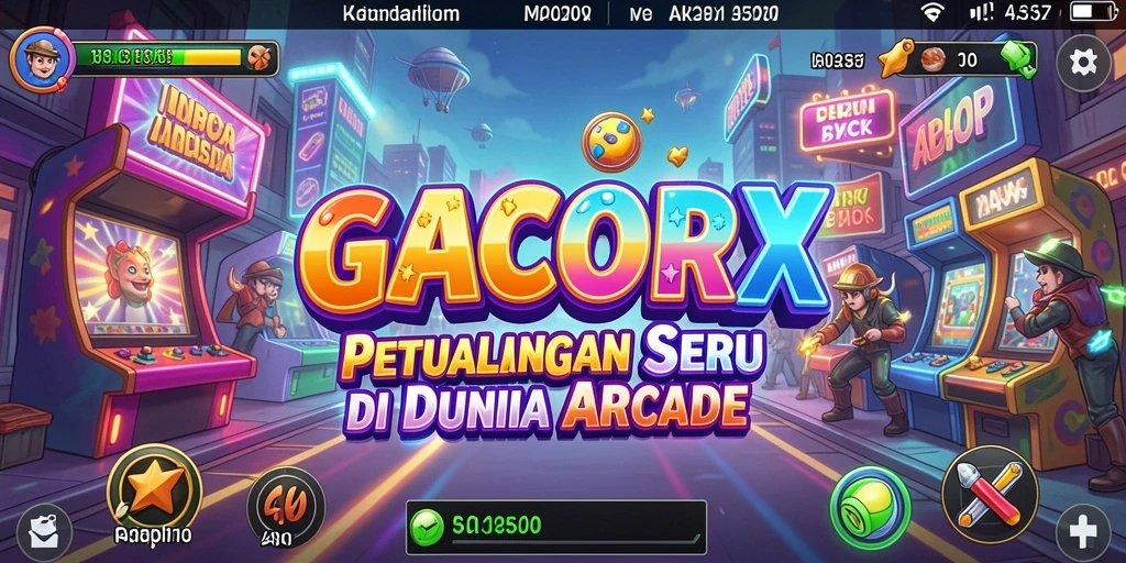 Tampilan menarik dari gameplay GACORX yang penuh aksi.