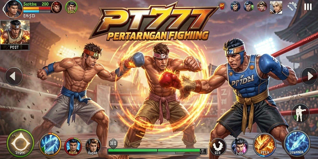 Tampilan gameplay PT777 yang menegangkan dan penuh aksi.