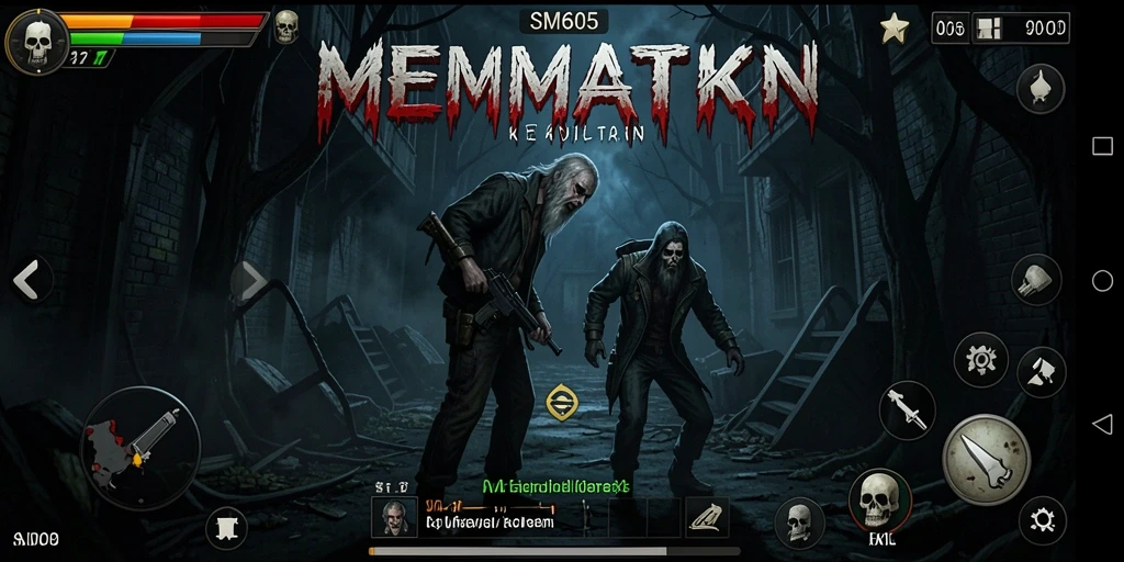 Tangkapan layar dari gameplay SM605 yang mencekam dan penuh ketegangan