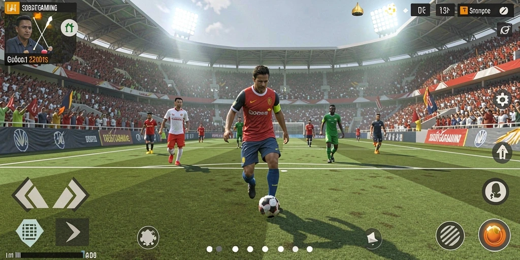 Tampilan seru dari gameplay olahraga di SOBATGAMING.